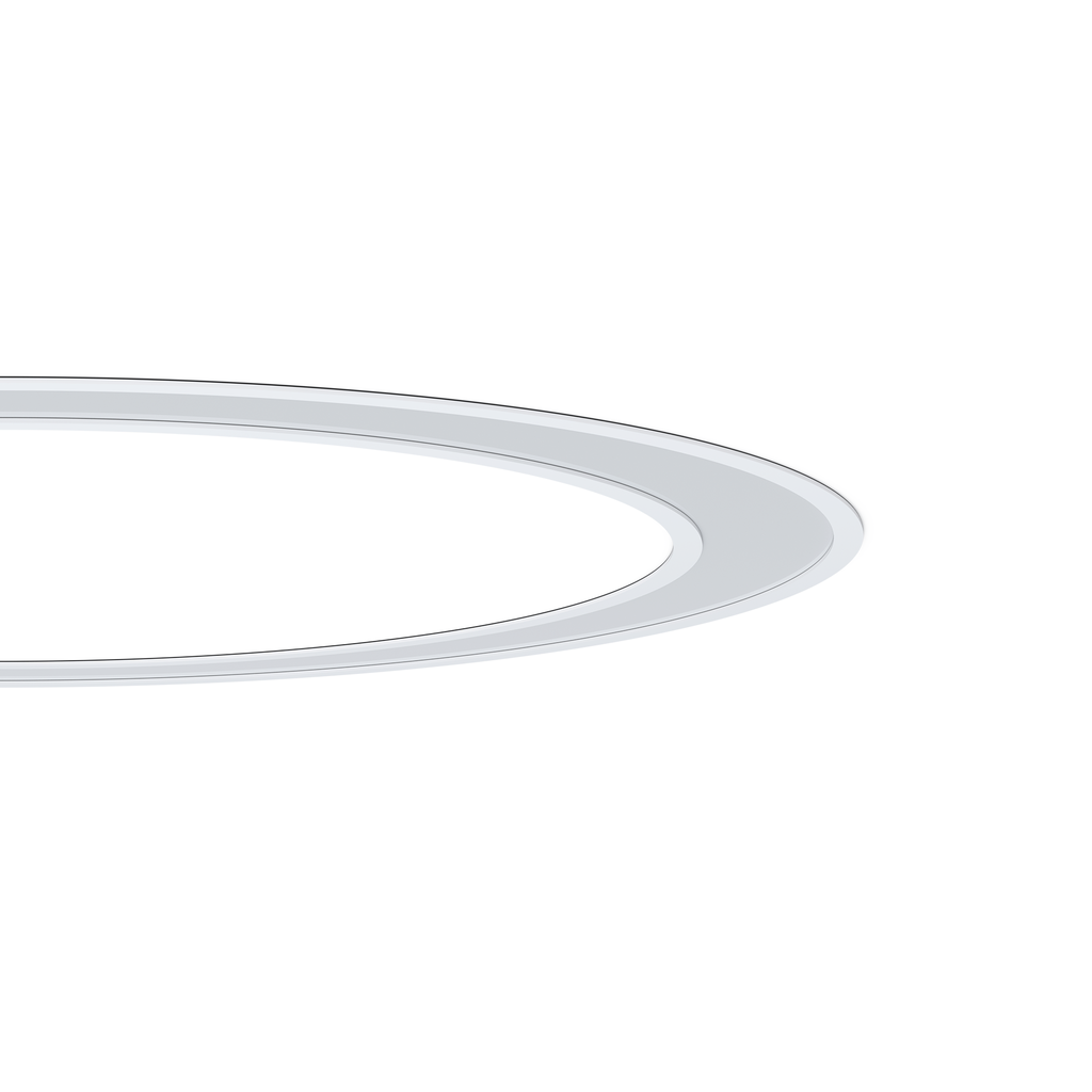RING L105 LED 16544 I TE EN 1515 DO 830 XX 112° OF SE (Ø1515x75x78, 01 — Cotton (RAL 9003))