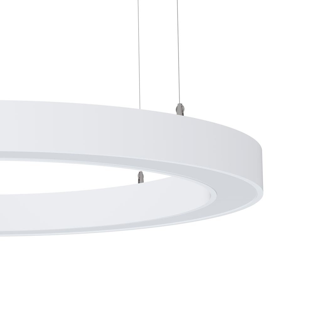 RING L90 LED 12144 I TE SUD 1200 DO 830 XX 112° OF SE (Ø1200x60x75, 01 — Cotton (RAL 9003))